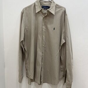 Ralph Lauren Long sleeve Shirt Mens XL  Button Down Classic Fit 100% Cotton.